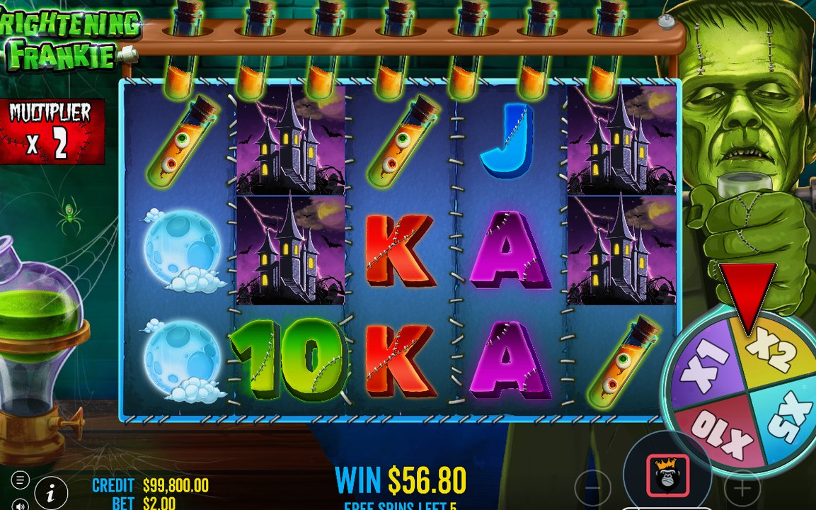 Lightning Free Spins med borttagna symboler på hjulen